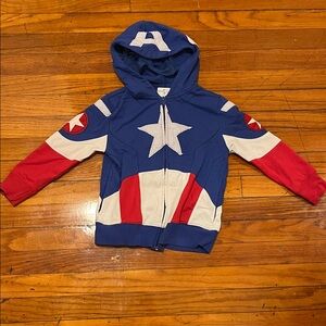 Universal Superhero Costume Hoodie - Blue, Red, White